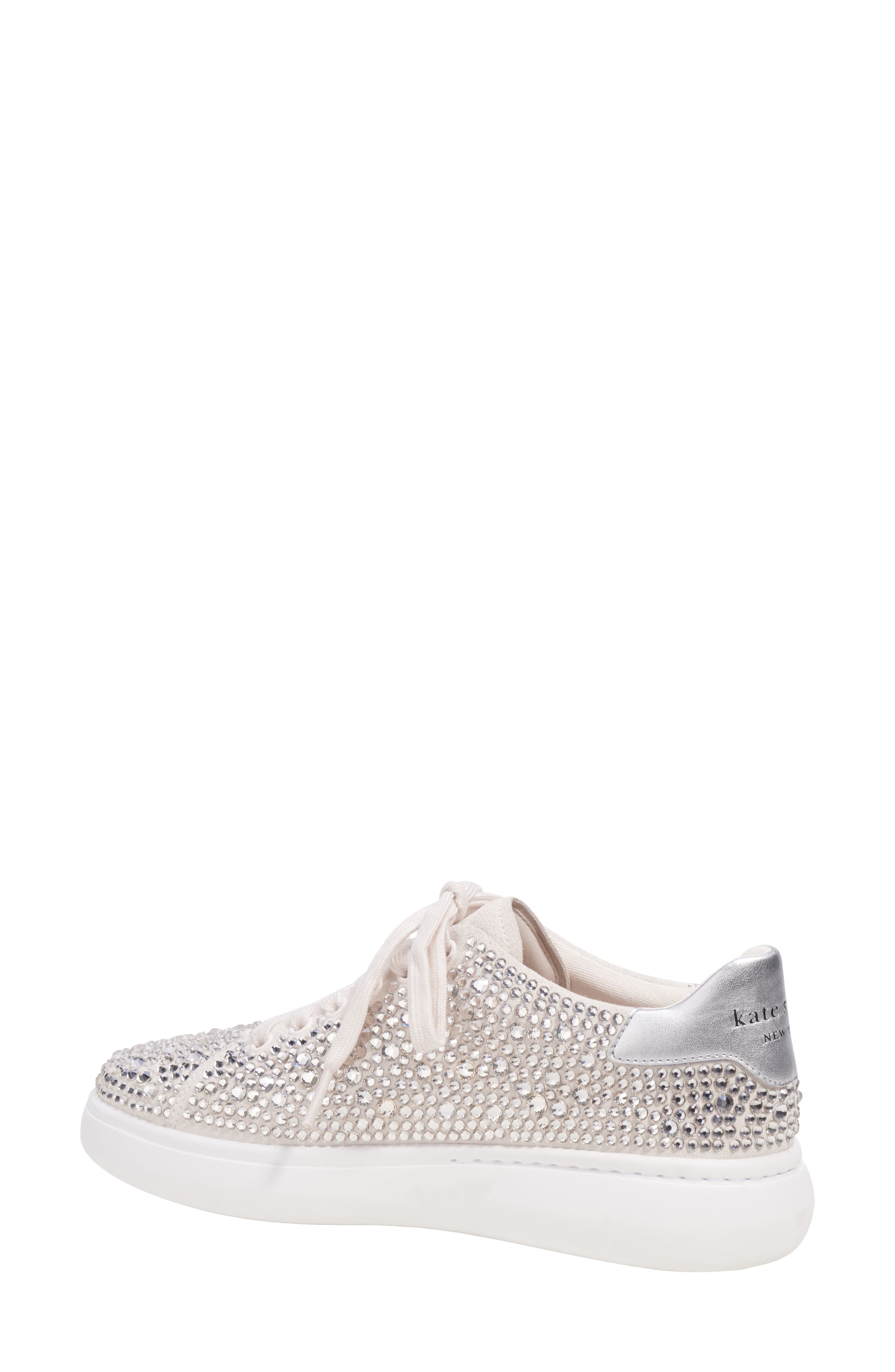 Kate Spade New York lift crystal sneaker, Alternate, color, 