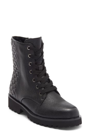 Vaneli Zilka Combat Boot In Black