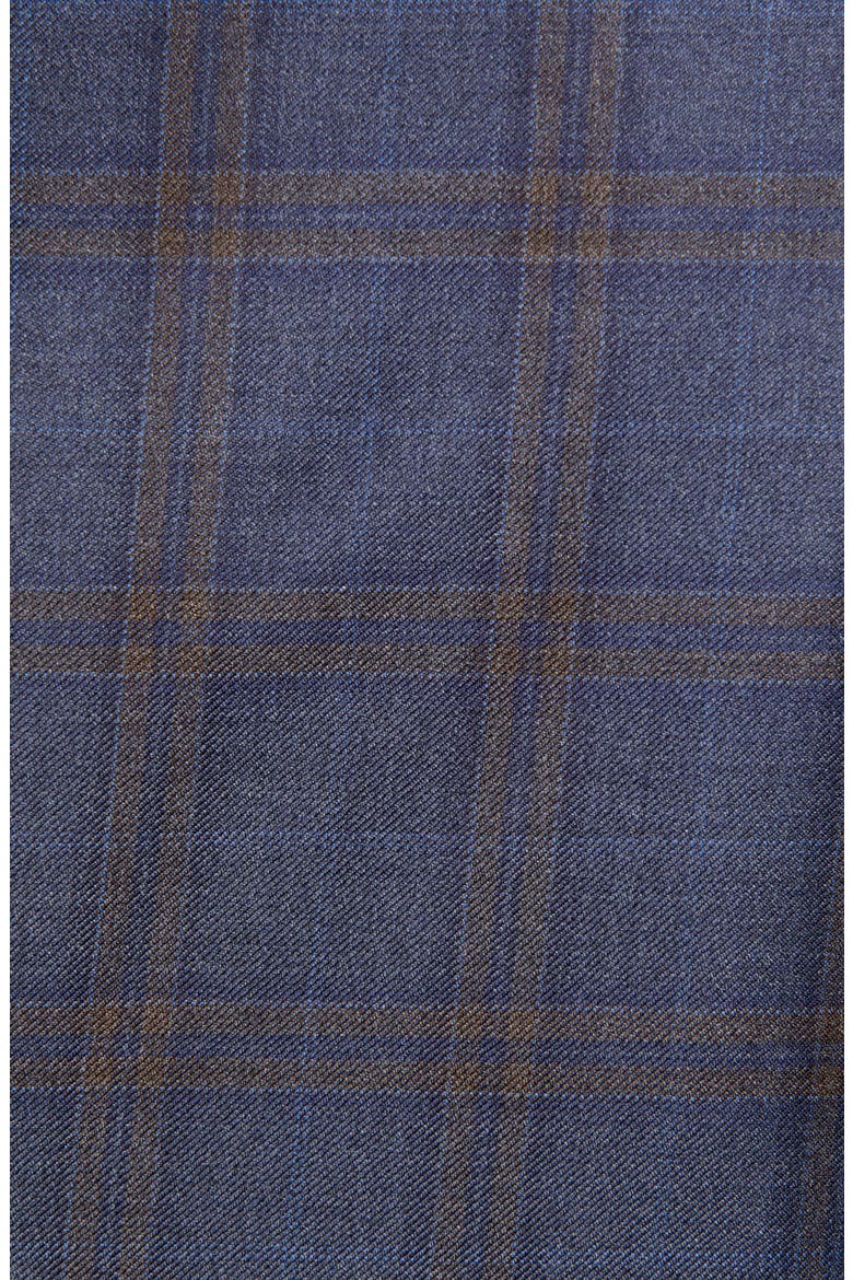 Flynn Plaid Wool Sport Coat, Alternate, color, NAVY