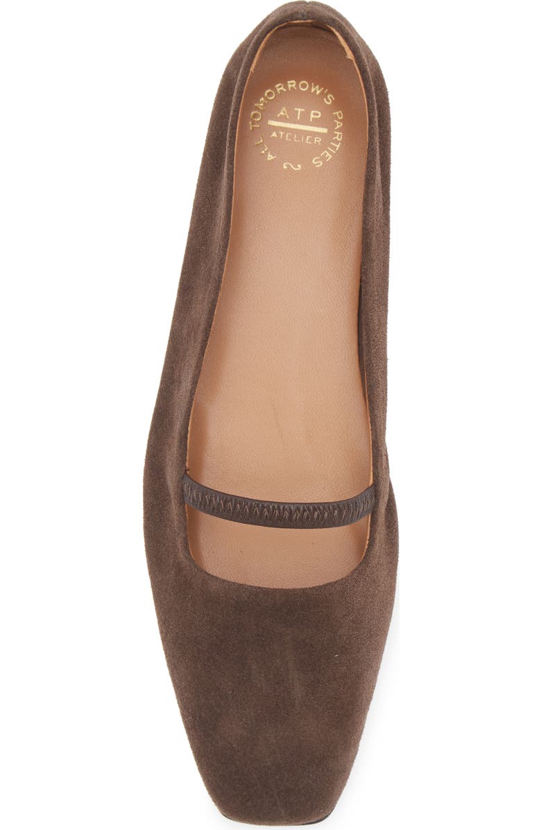 ATP ATELIER Loria Mary Jane Flat, Alternate, color, Walnut