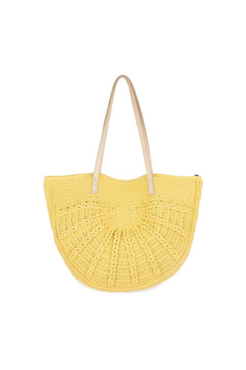 The Sak Faye Tote Bag In Chartreuse Sunbeam