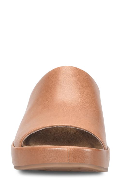 Söfft Cass Platform Slide Sandal In Sand