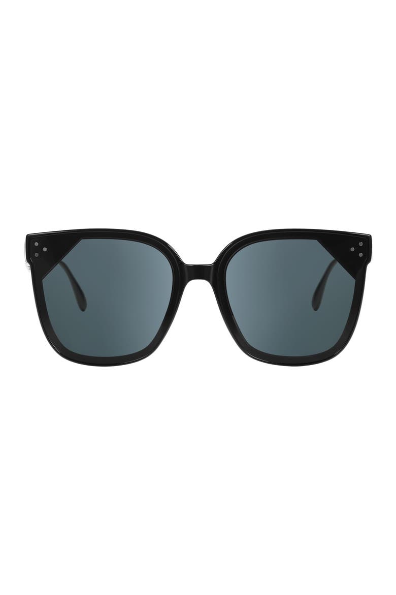 Veil Slider Alpha Sunglasses, Main, color, Smoke