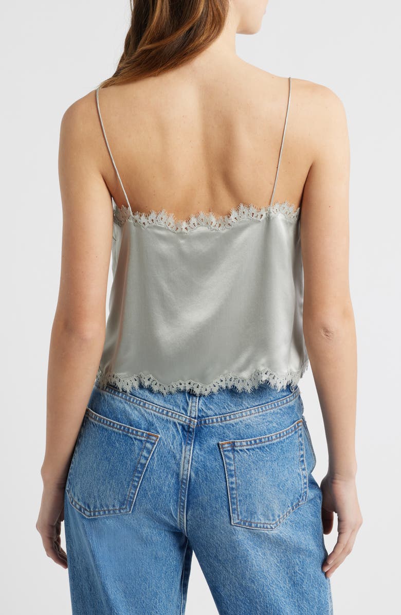 DÔEN Loure Lace Camisole, Alternate, color, Eucalyptus