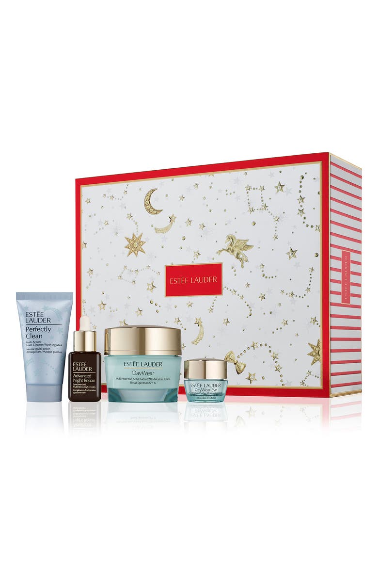 Estée Lauder DayWear Moisturizer 4-Piece Skincare Set $120 Value, Main, color, 