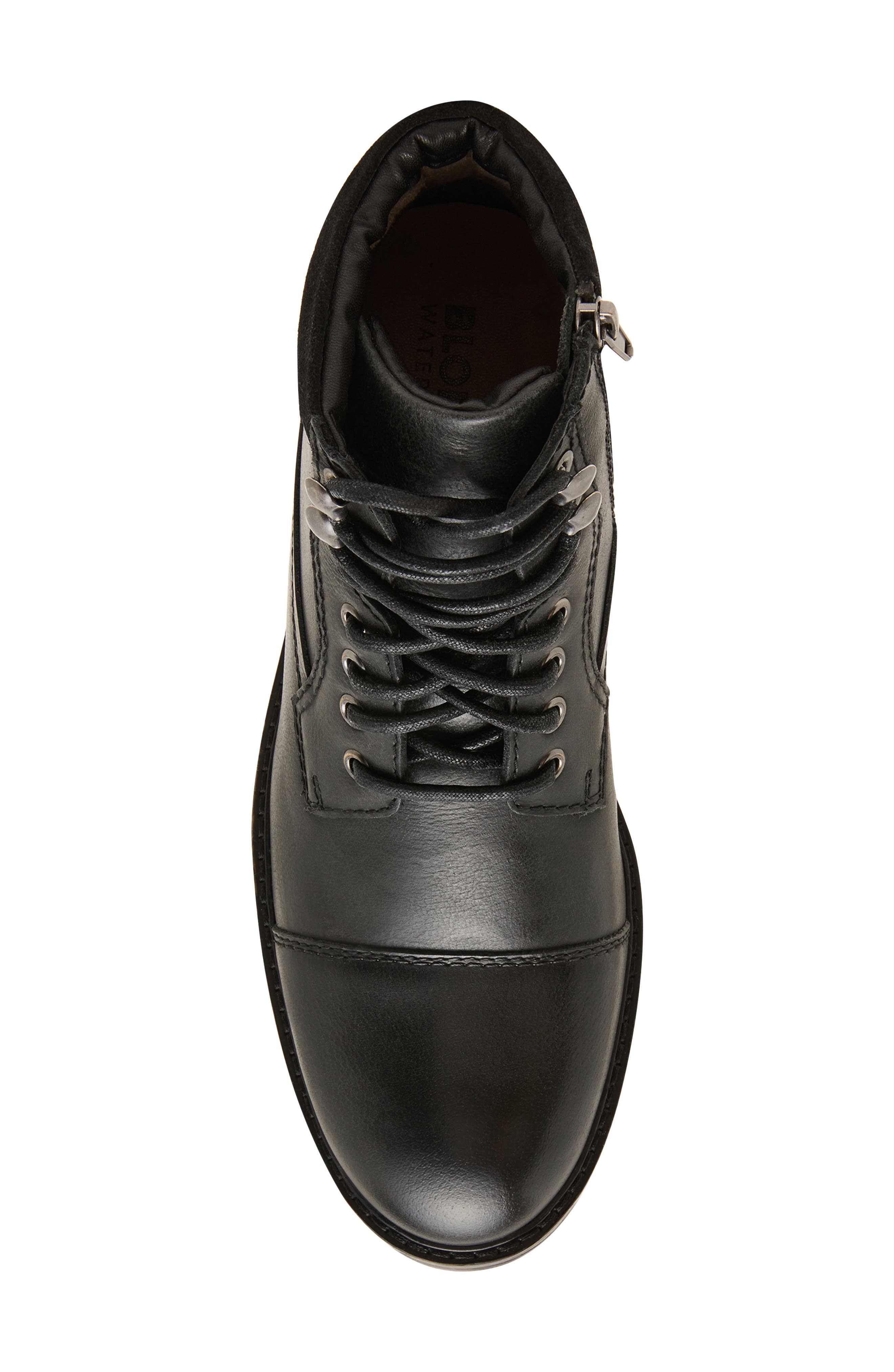 Shire Leather Boot, Alternate, color, BLACK LEATHER