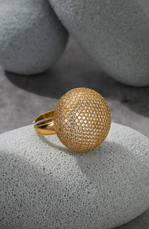 Kellery Nova Sphere Pave Ring In Gold
