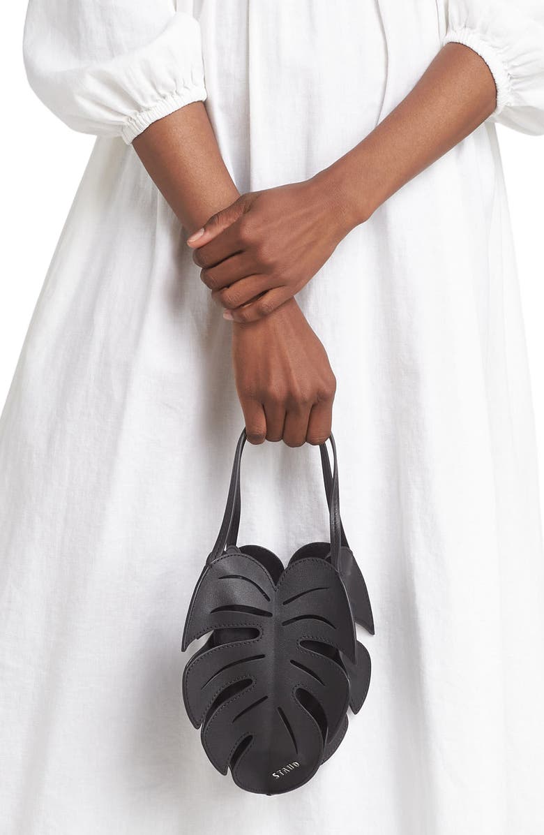 STAUD Palm Leather Tote, Alternate, color,