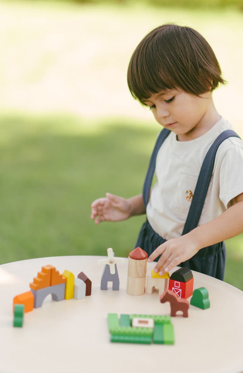 PlanToys<sup>®</sup> Country Block Playset, Alternate, color, Assorted