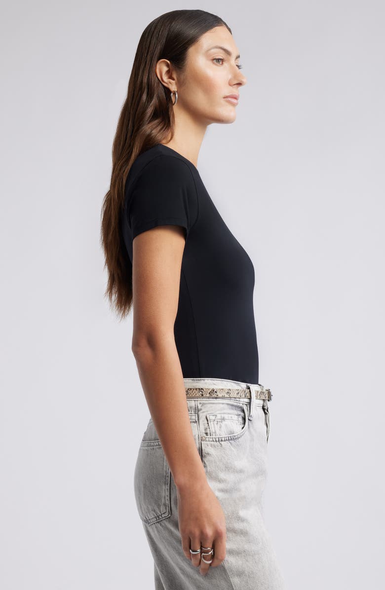 Open Edit Smooth Edit Lite Cap Sleeve T-Shirt, Alternate, color, 