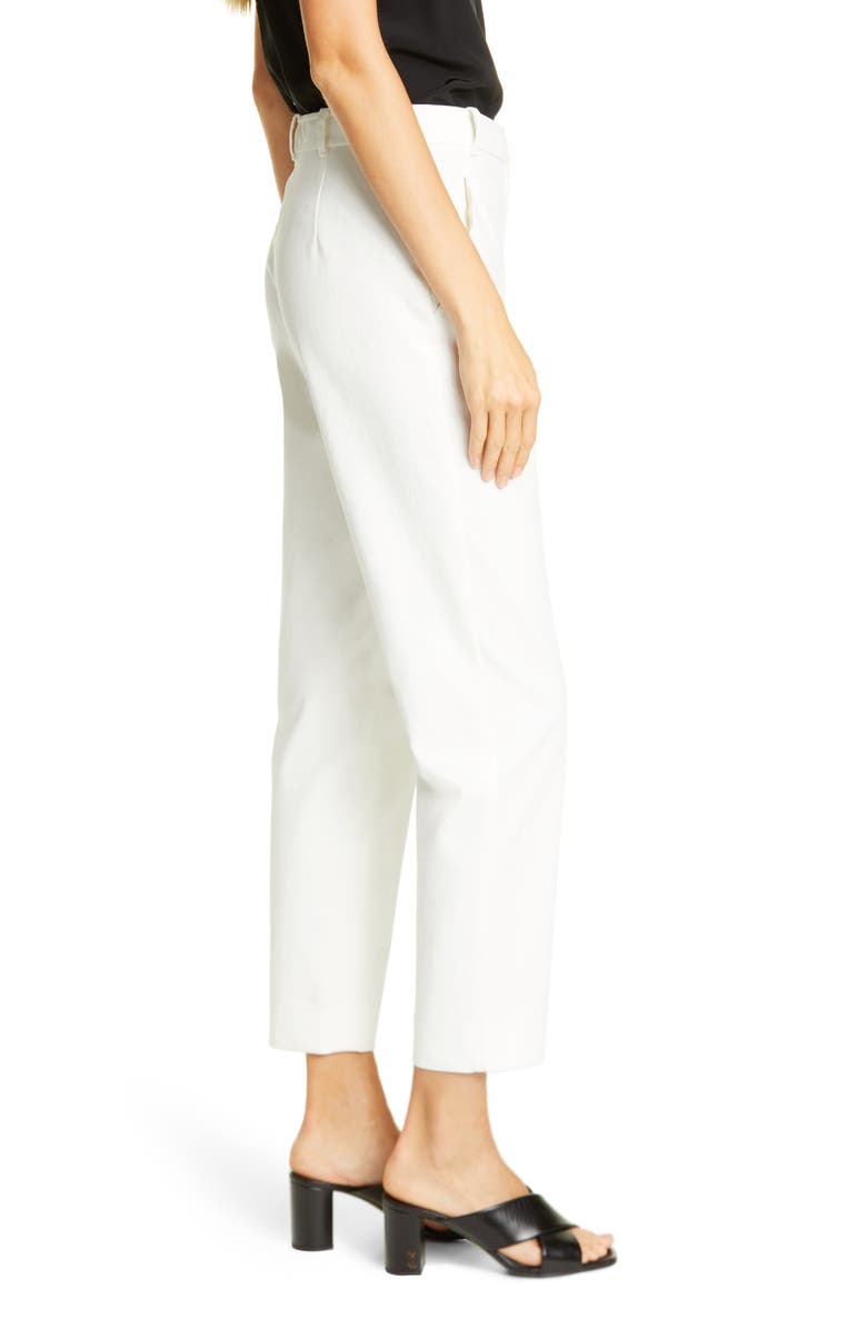 St. John Collection Stretch Canvas Tapered Crop Pants, Alternate, color, 