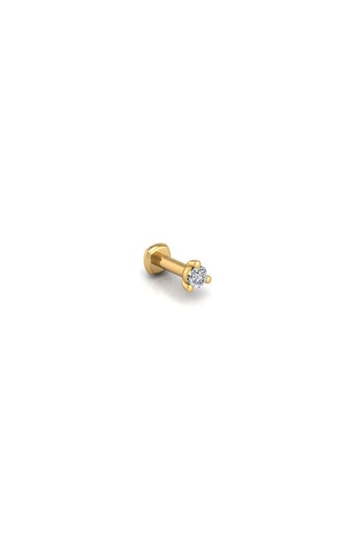 Seed2stone You're-a-stud Flat Back Stud In Gold