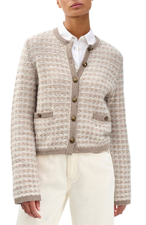 Rag & Bone Robyn Cardigan Oatmeal Multi In Neutral