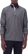 Bugatchi Quarter Zip Performance Pullover