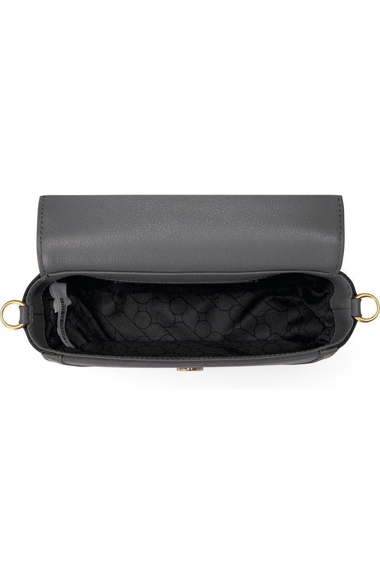 Oryany Lottie Suede & Leather Crossbody Saddle Bag, Alternate, color,