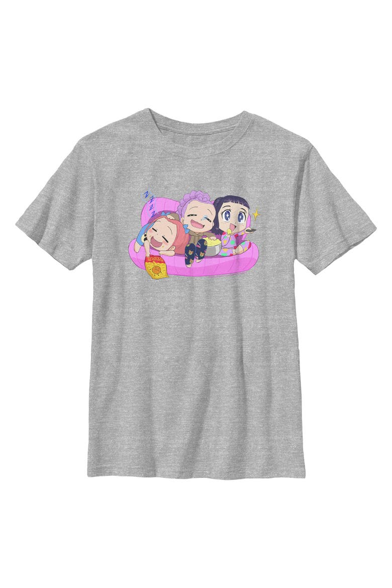 Boy's KPop Demon Hunters Movie Night Group  Graphic T-Shirt, Main, color, Sport Grey
