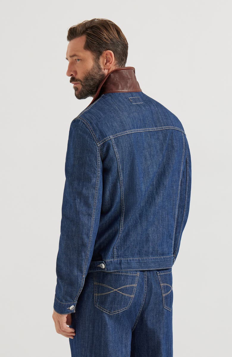 Brunello Cucinelli Denim jacket, Alternate, color, Denim