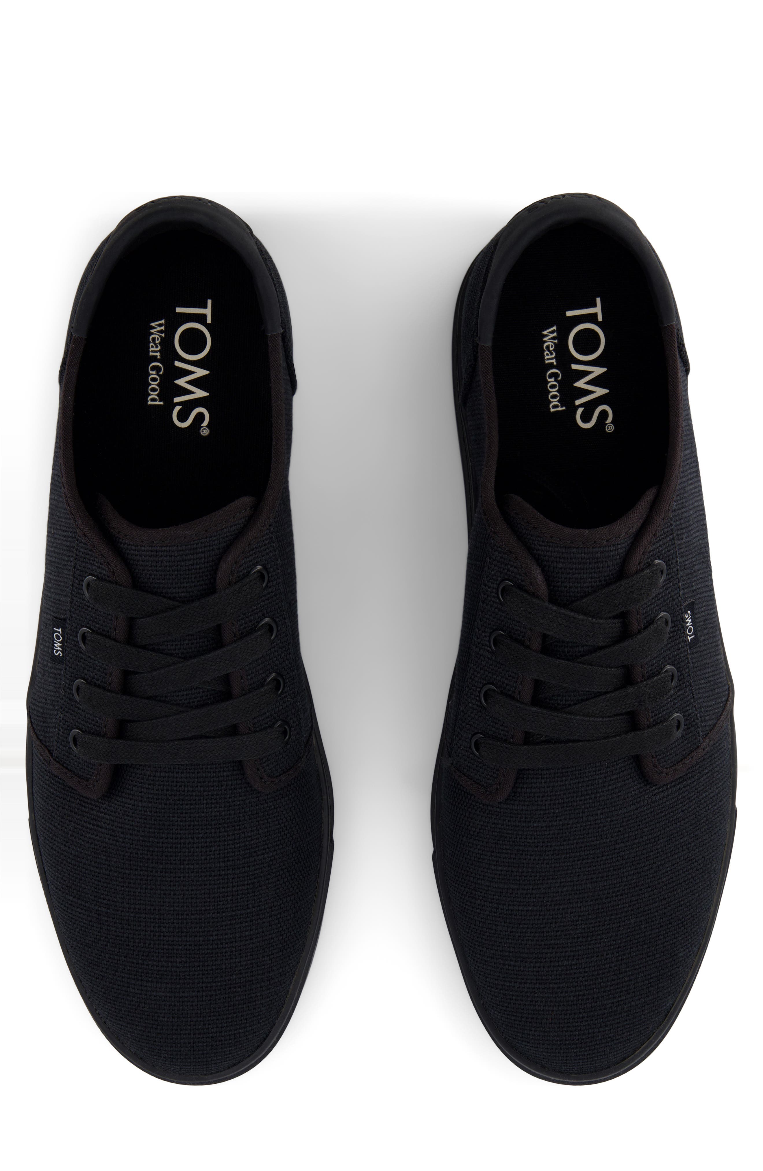 TOMS Carlo 2.0 Sneaker, Alternate, color, Black/ Black