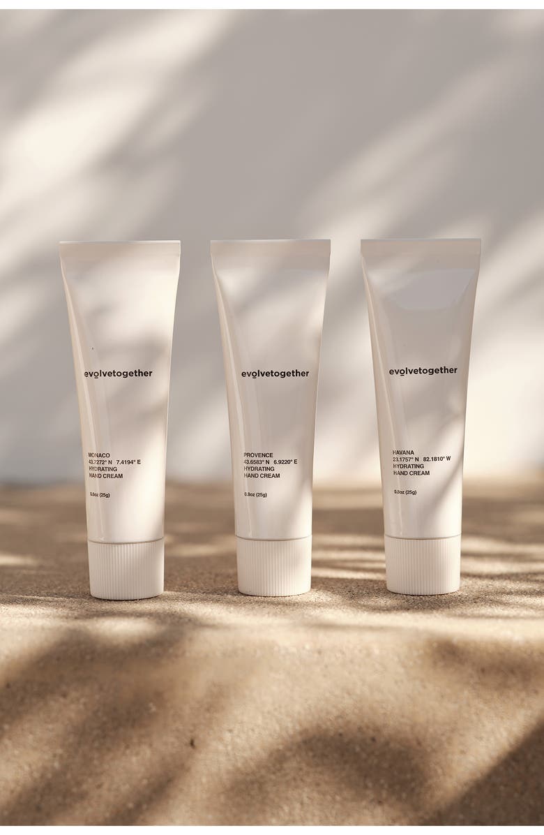 evolvetogether Hydrating Hand Cream 3-Piece Discovery Set, Alternate, color, 