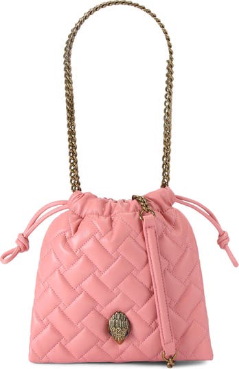 Small Kensington Drawstring Quilted Leather Shoulder Bag