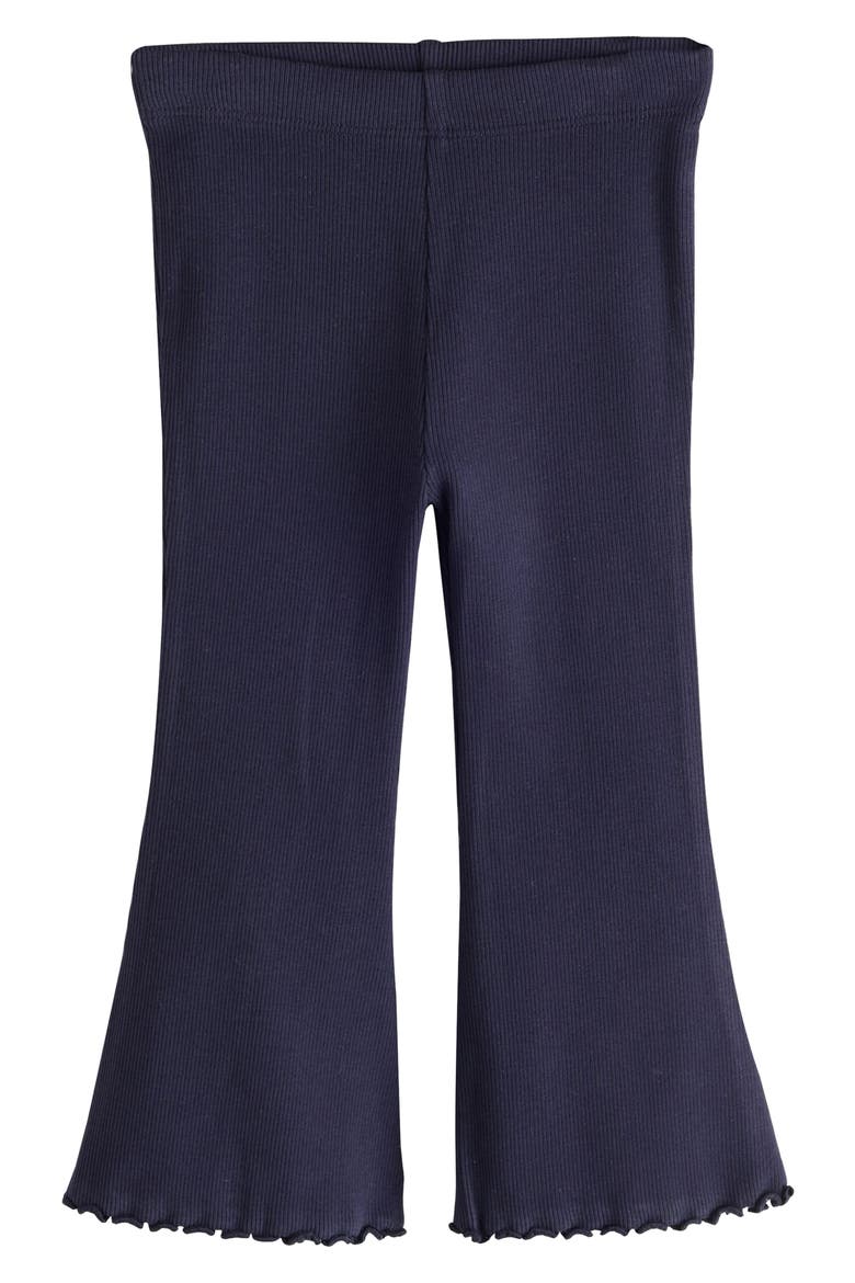 Kids' 5-Pack Stretch Cotton Rib Assorted Flare Leggings, Alternate, color, PURPLE