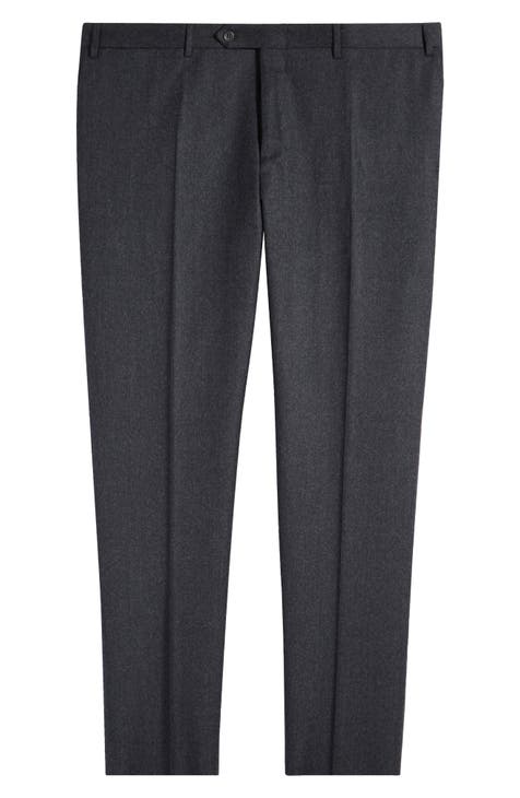 Trim Fit Impeccabile Wool Pants (Regular & Big)