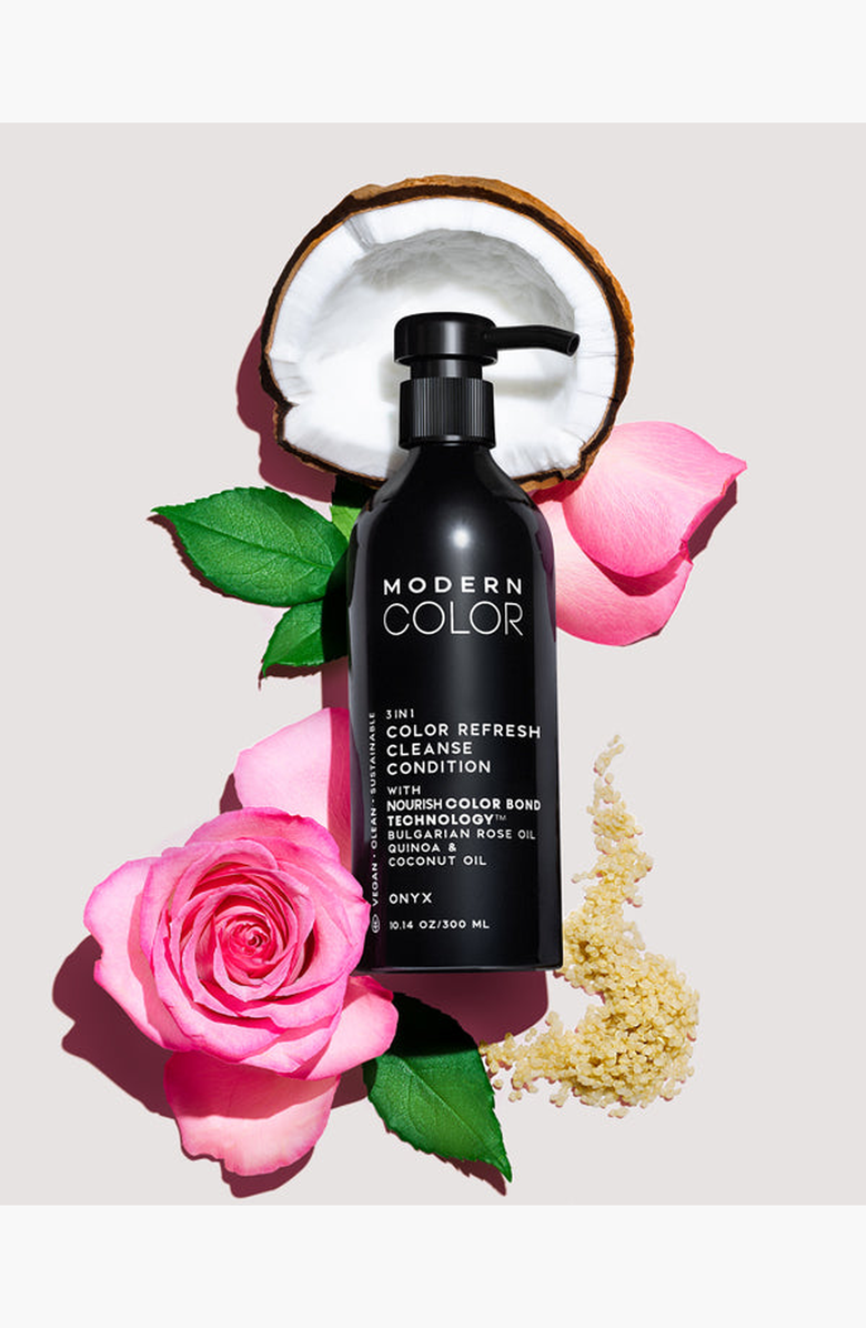 Modern Color Onyx 3-In-1 Hair Color Refresh Cleanse Conditioner, Alternate, color, Single