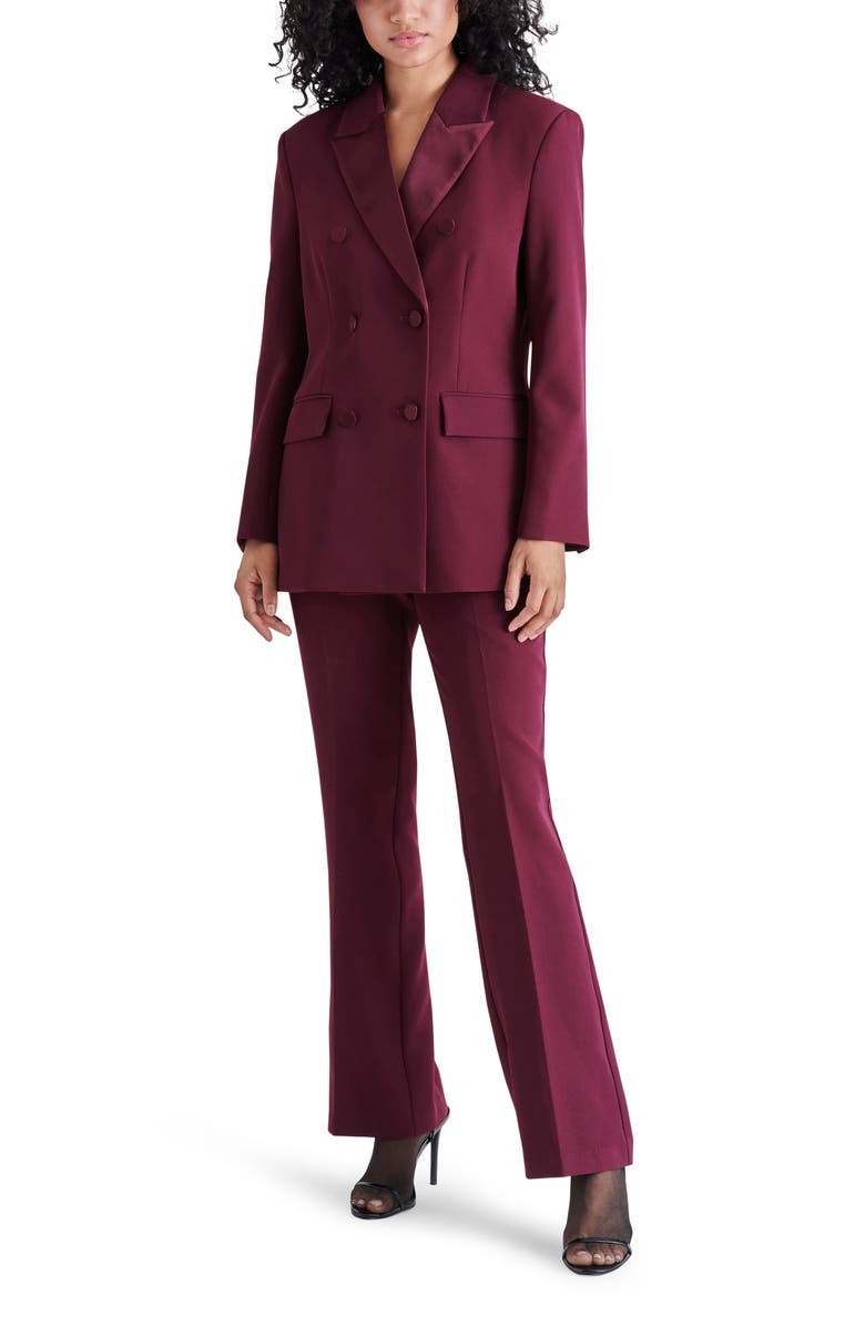 Steve Madden Hayley Double Breasted Suit Blazer, Alternate, color,
