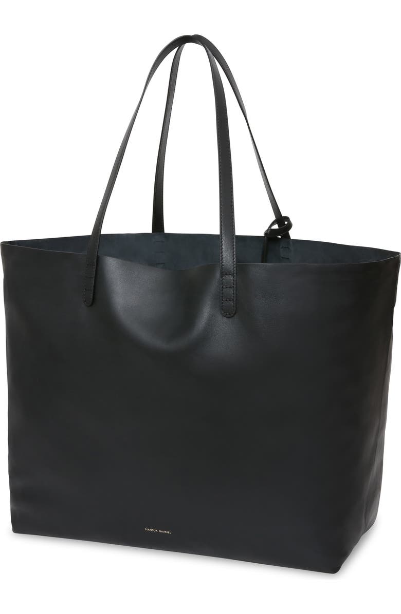 Mansur Gavriel Oversize Lambskin Leather Tote, Alternate, color,