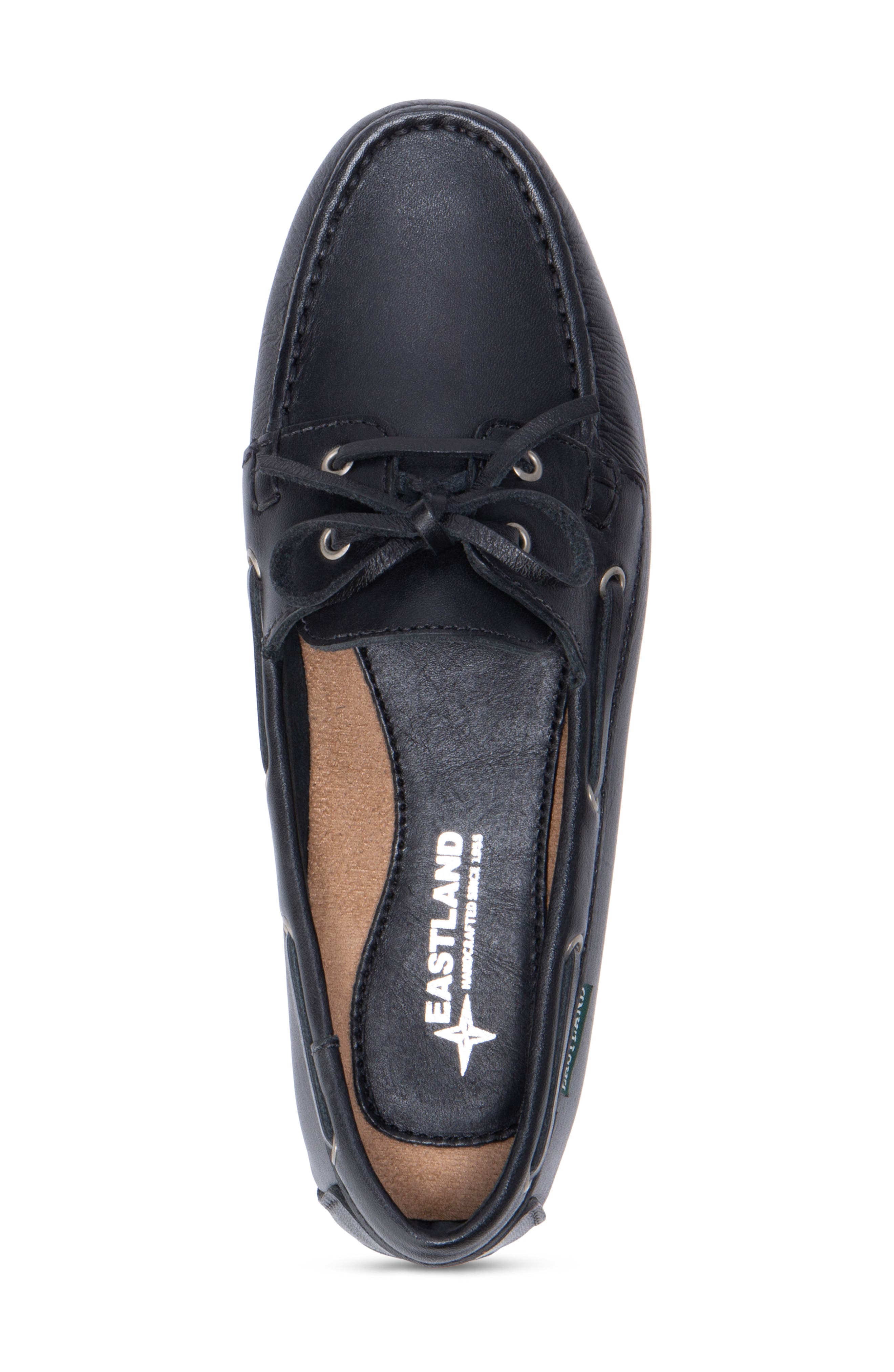 Eastland Elana Leather Loafer, Alternate, color, Black