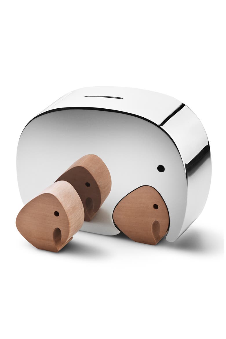Moneyphant with Twins Bank, Main, color, SILVER