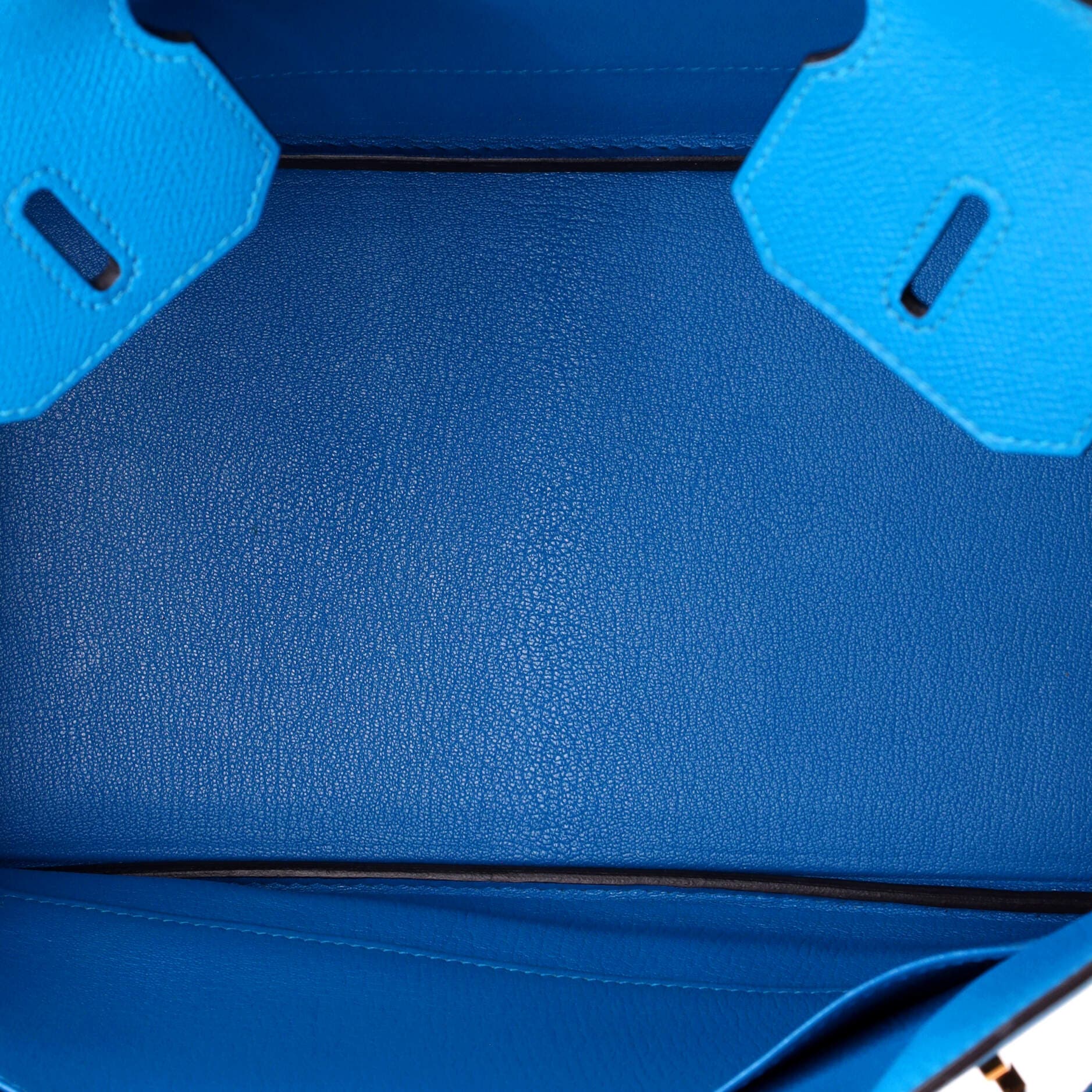 Birkin Handbag Blue Epsom with Gold Hardware 30, Alternate, color, Blue
