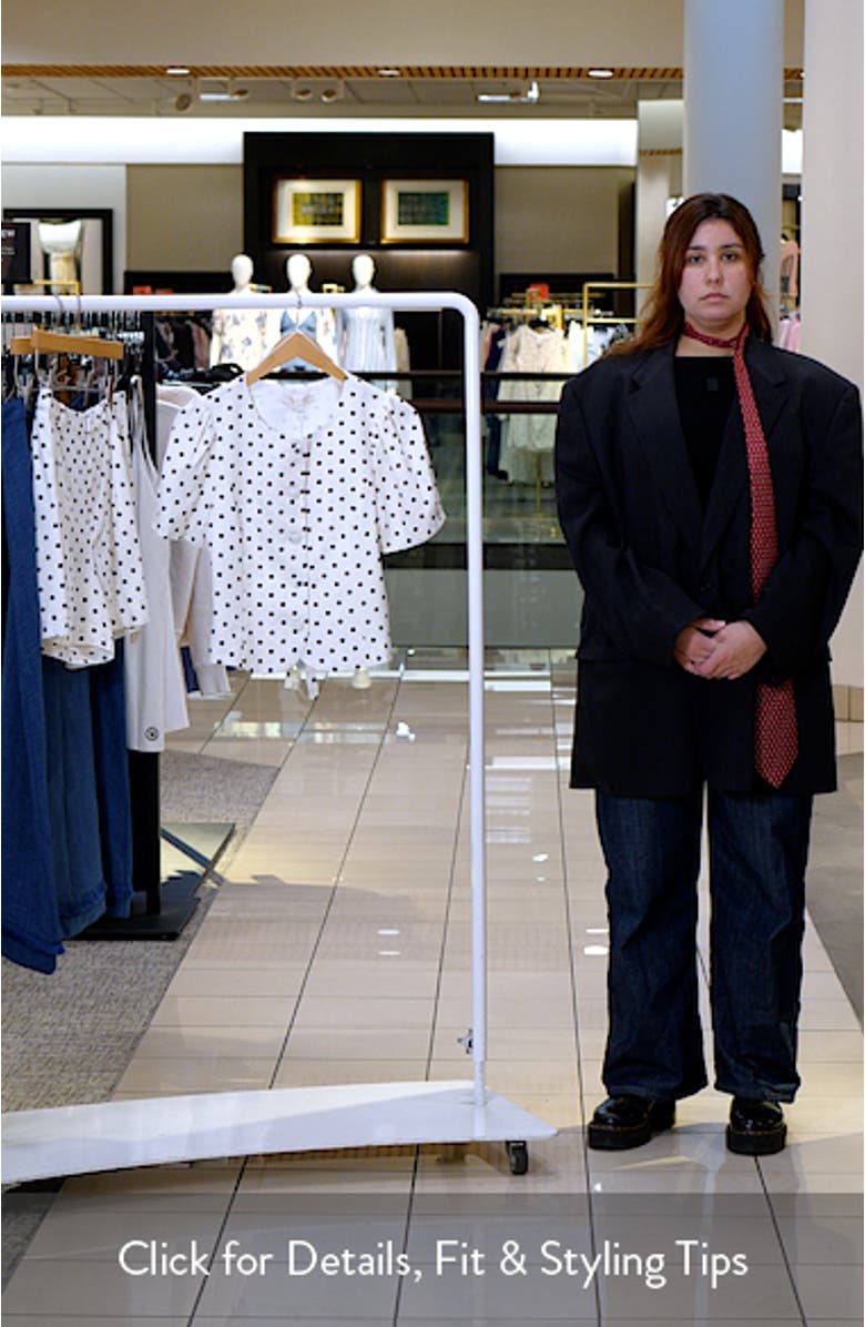 Blair Polka Dot Button-Up Top, sales video thumbnail