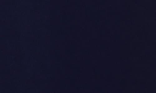 Connected Apparel Flutter Sleeve V-neck Dress In Navy