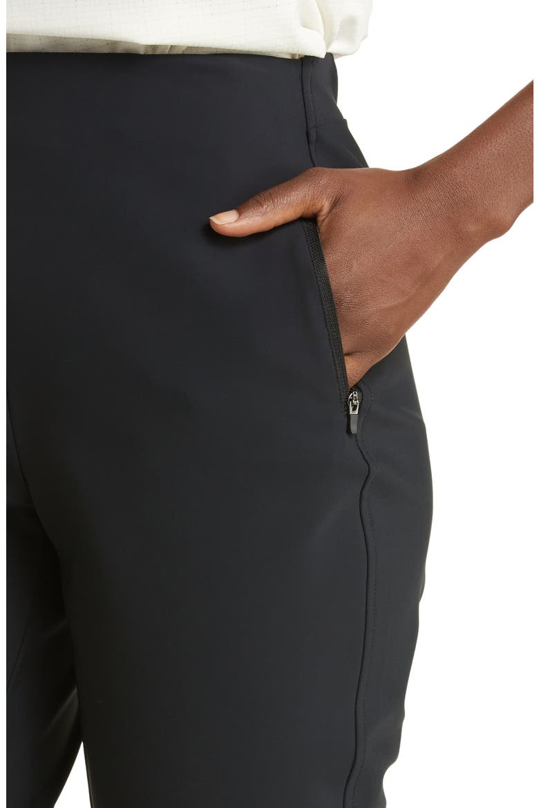 Versa Stretch Ankle Slim Pants, Alternate, color, BLACK