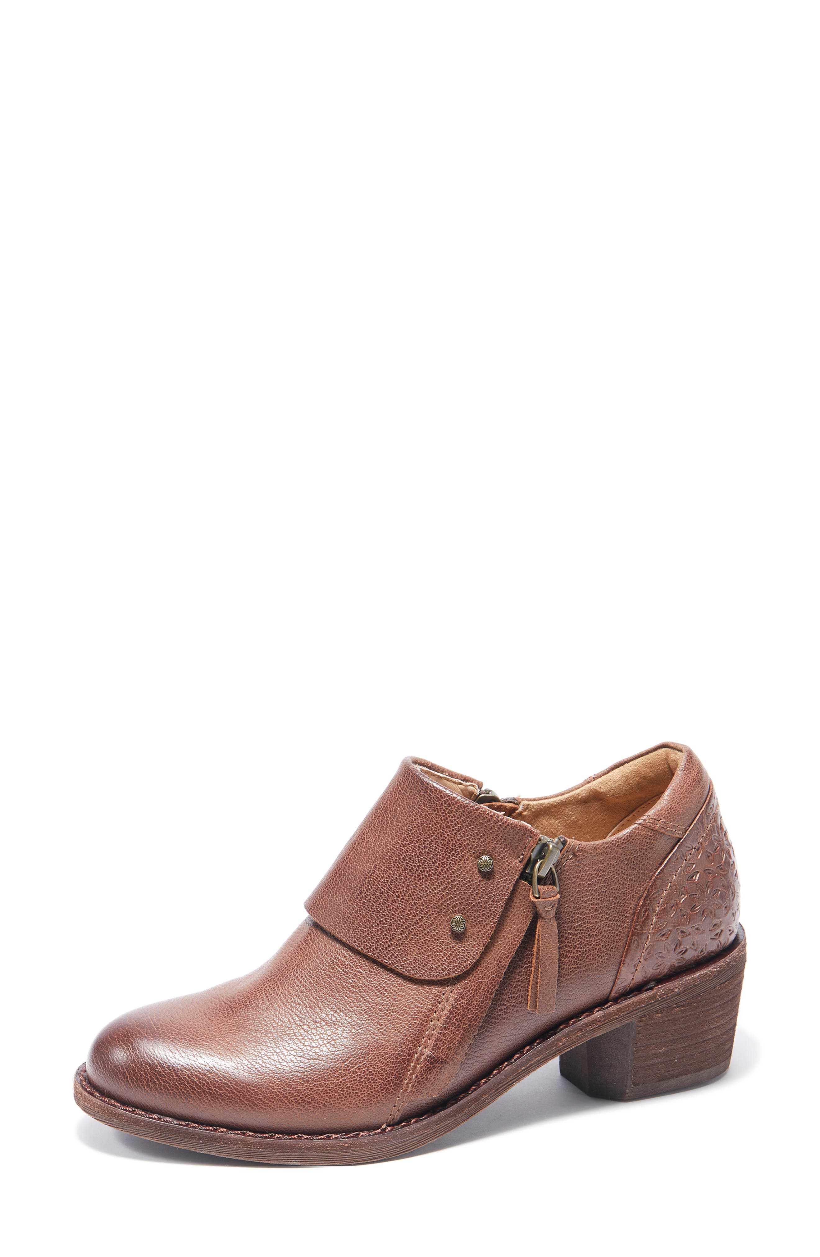 Michelle Ankle Boot, Alternate, color, DARK BROWN