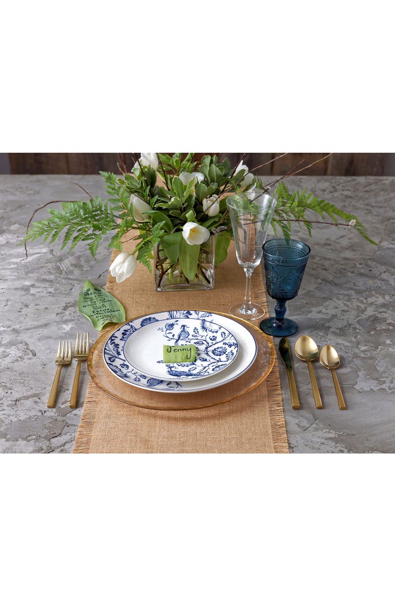 Fortessa Debutante Set of 6 Goblet Glasses, Alternate, color, Blue