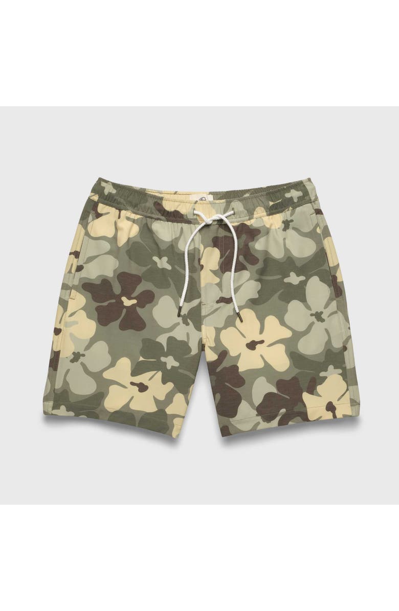 Surfside Supply Co. Jimmy 6.5" Hawaiian Volley, Main, color, Camo Flower