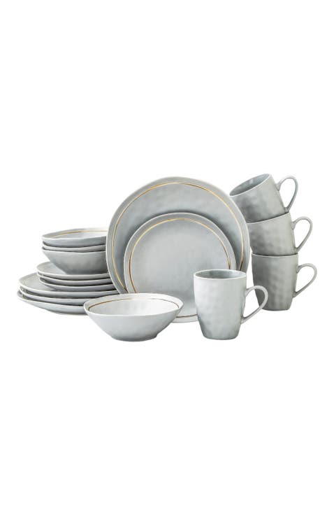 Clara Porcelain 16-Piece Dinnerware Set