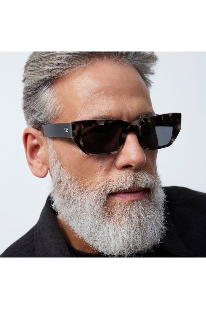 Kai Sunglasses, Alternate, color, Black / Tortoise / Grey