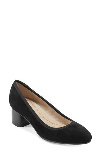 Earth Women's Rellia Block Heel Ballet Pumps In Black