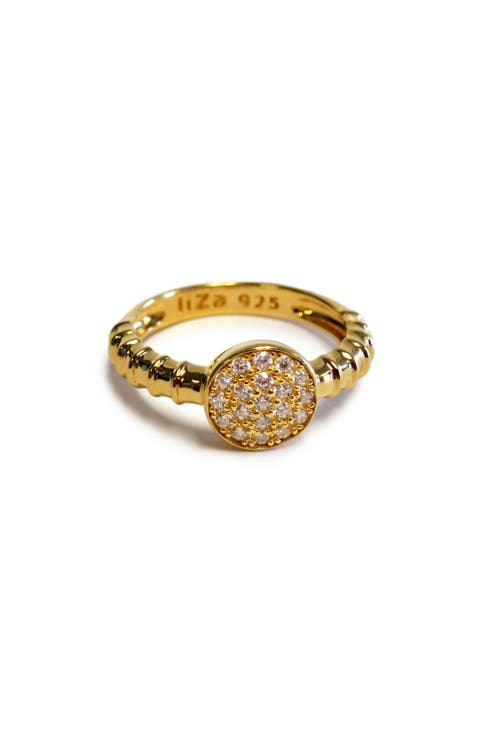 Pavé CZ Circle Ring