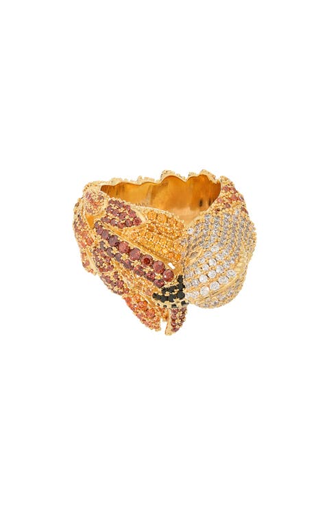 Plume Cocktail Ring