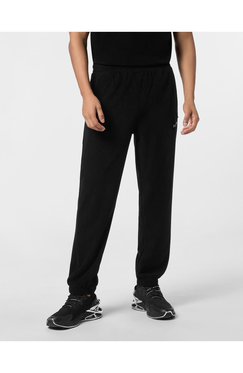 PLEIN SPORT Sponge Jogging Pants, Main, color, Black