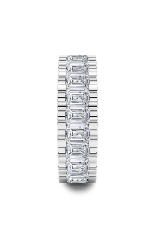 Hautecarat Emerald Lab Grown Diamond Channel Ring