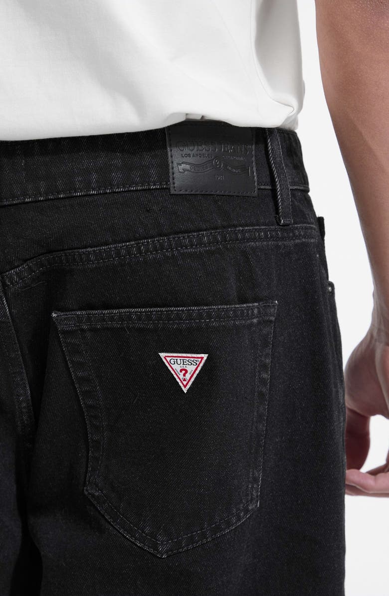 GUESS ORIGINALS Denim Shorts, Alternate, color, Black