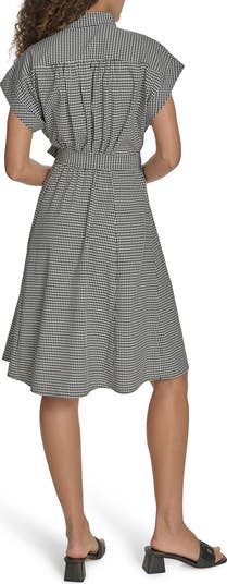 Comm Check Shirtdress