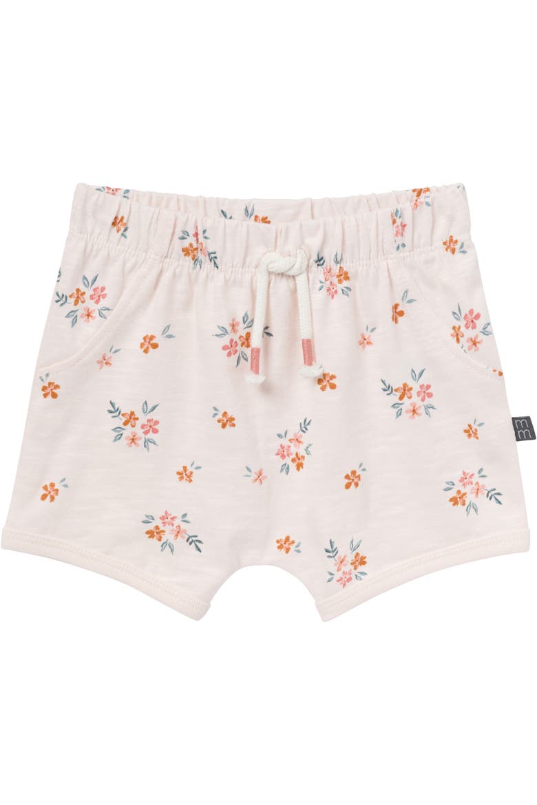 Sleeveless Peplum Tops and Shorts Set, Alternate, color, Rose Flower Bunch