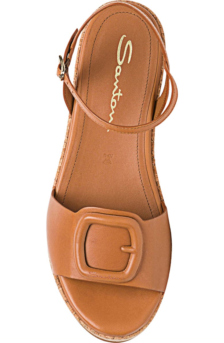 Santoni Women
s wedge, Alternate, color, Light Brown