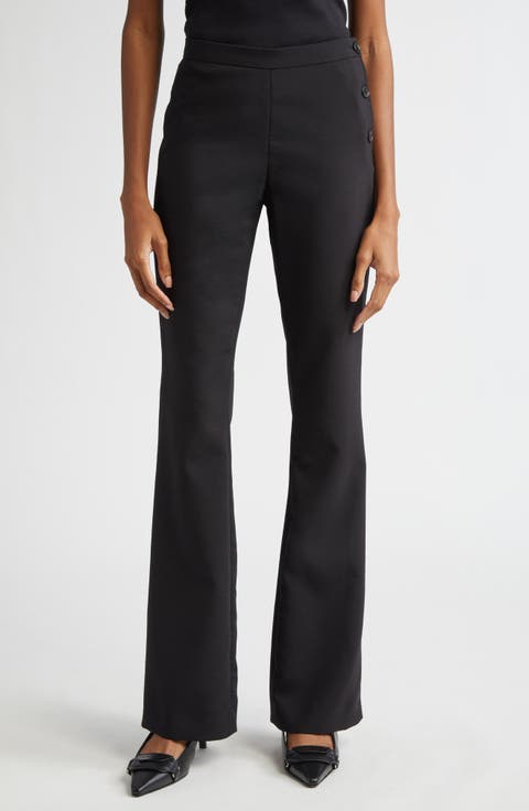 パンツ COURREGES Women Straight Pants 125JPA297PA00439999 Black Women's Courrèges Black Pants | Nordstrom